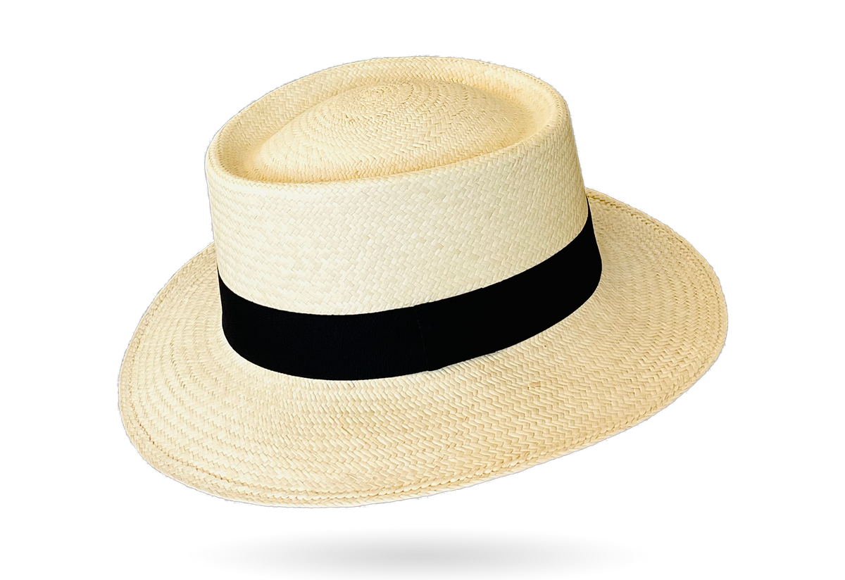 FINE PANAMA HAT CLASSIC GAMBLER ROLLABLE NATURAL