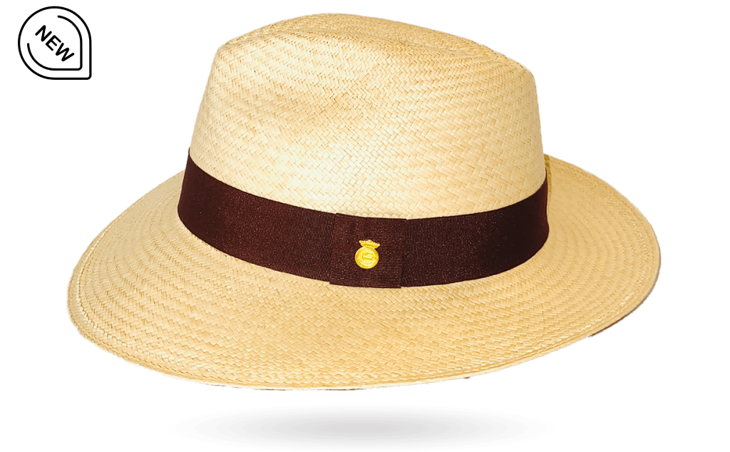 FINE 'HAVANA' PANAMA HAT ROLLABLE / FOLDABLE WIDE BRIM