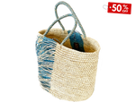 Maxi Tote Woven Straw sensistudio  canasta bag SABINE CROCHET BAG