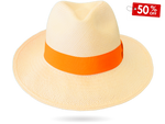 Orange Panama Hat