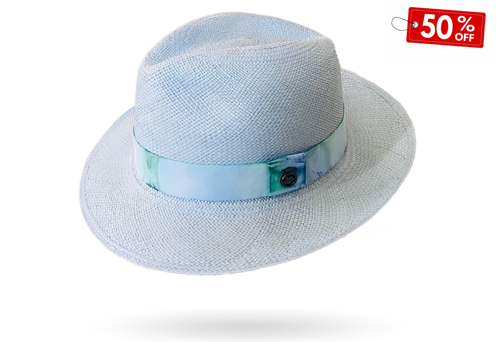 PASTEL BLUE SUMMER HAT