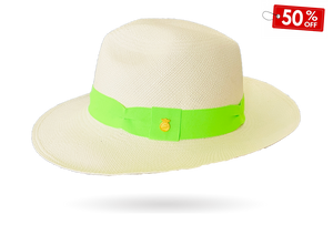 panama hat neon band UK