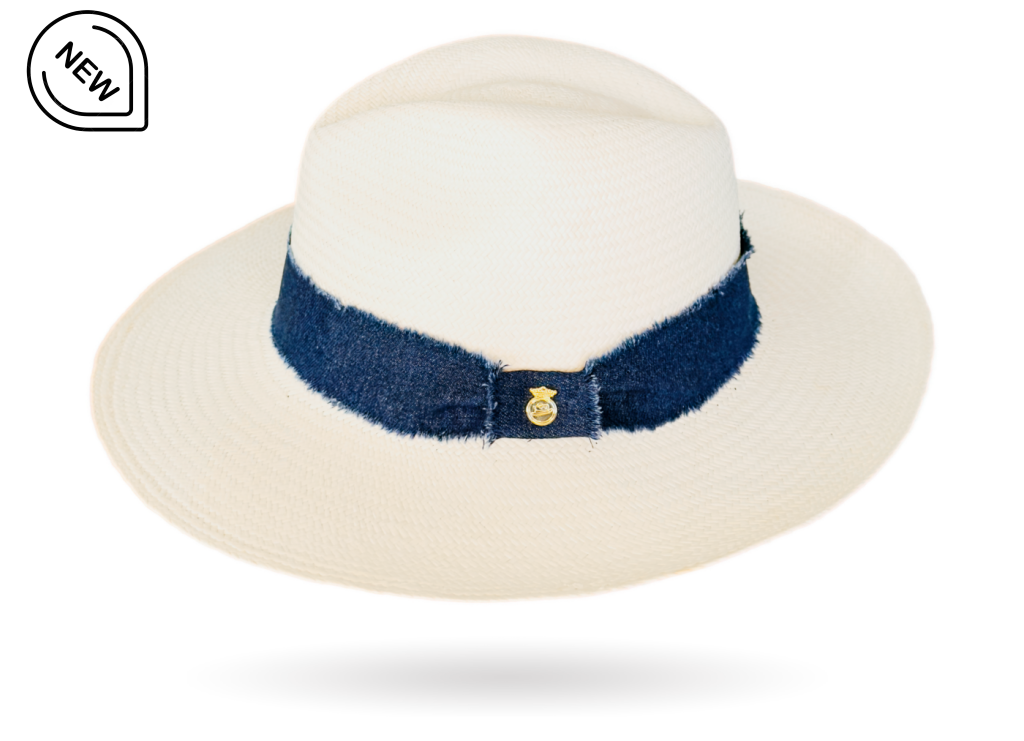 jeans panama hat