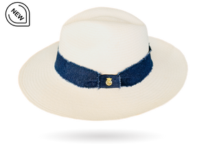 jeans panama hat