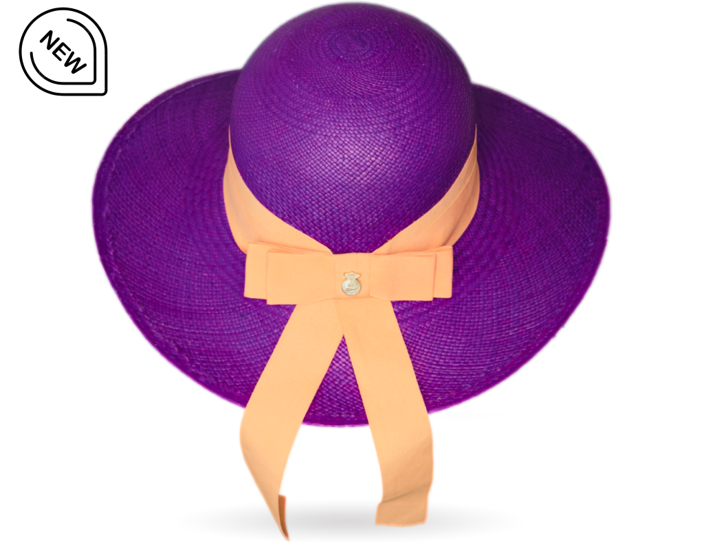 Purple Ascot hat