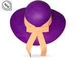 Purple Ascot hat