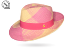 pink panama hat