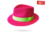 PINK SUMMER HAT TRILBY