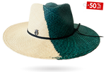 two toned handmade Panama Hat