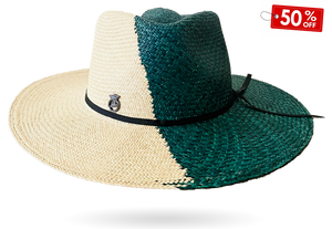 two toned handmade Panama Hat