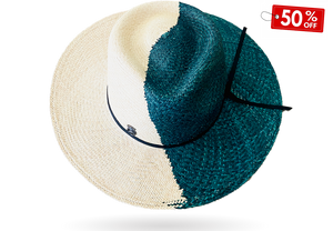 panama hat two colours unisex UK