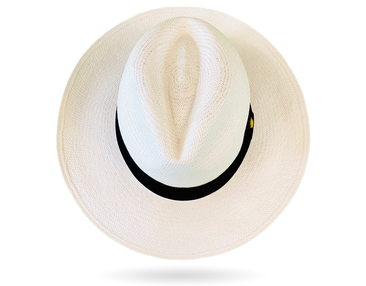 FINE 'SUNSEEKER' WHITE PANAMA HAT FEDORA ROLLABLE WIDE BRIM | La ...